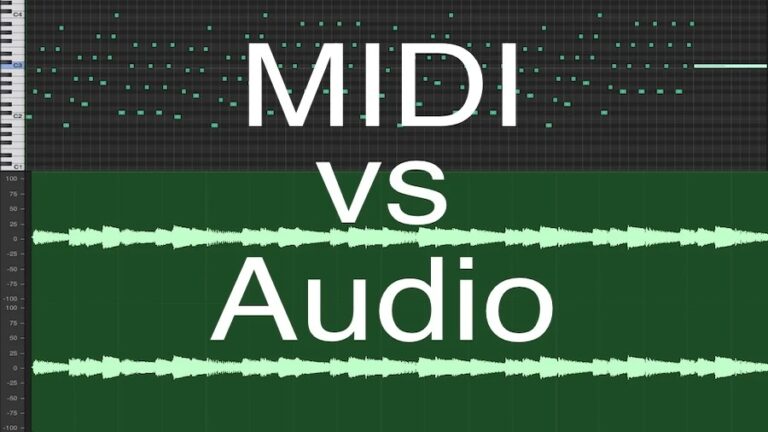 What Are The Differences Between Audio And MIDI?